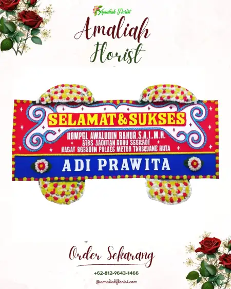 Papan Bunga Ucapan Selamat Dasuk